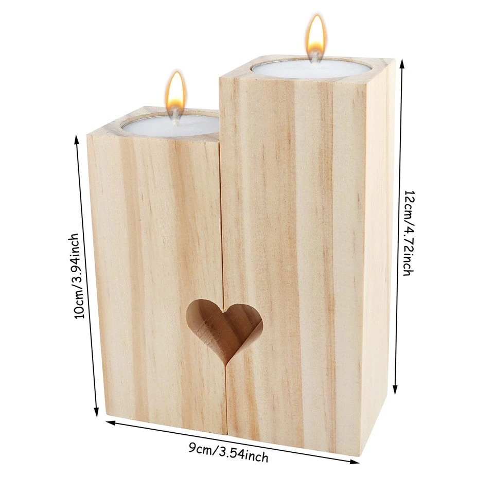Pine Wood kerti handhafi