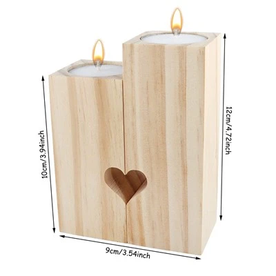 Pine Wood kerti handhafi